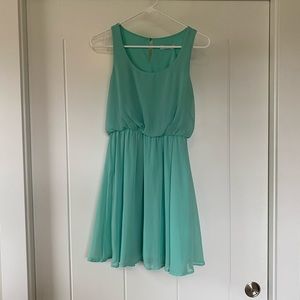 Mint mini dress